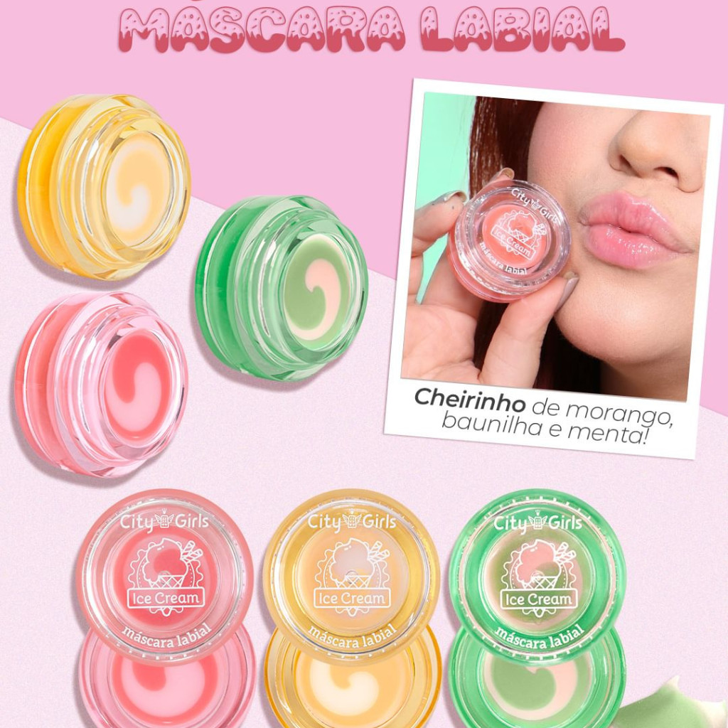 Máscara Labial - CITY GIRLS | Shopee Brasil