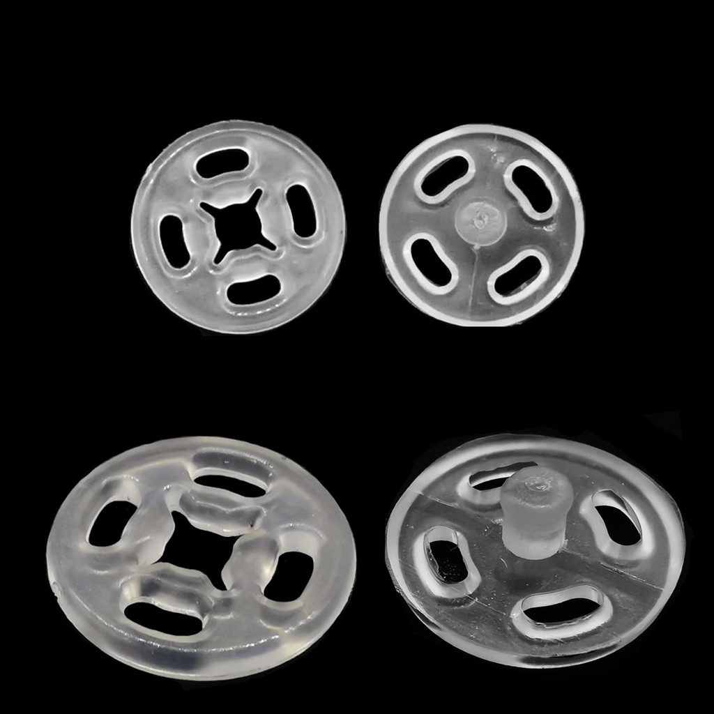 Colchete Pressão Transparente cartela com 36 unidades UT.074 | Shopee ...
