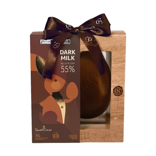 Ovo de Páscoa Bendito Cacao Dark Milk 55% Cacau 280g