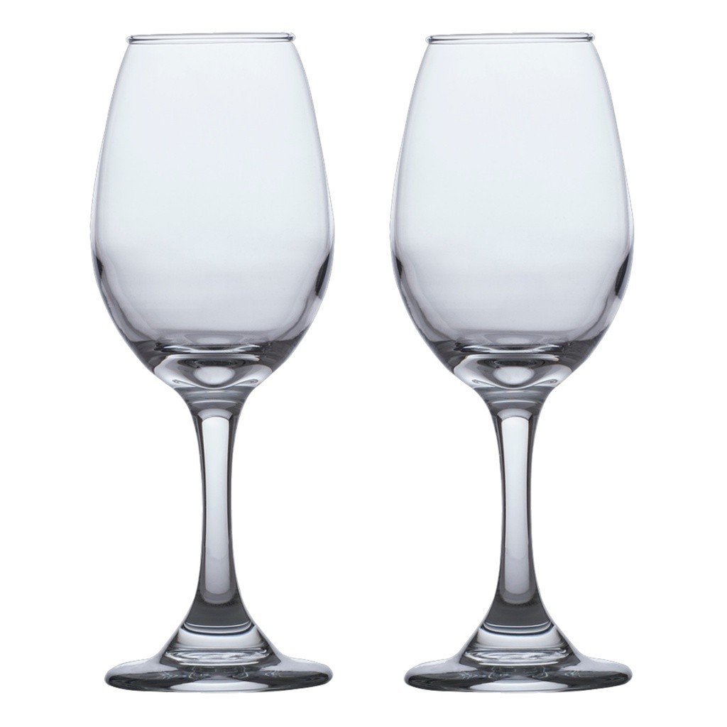Conjunto 2 Taças de Vidro 365ml VINHO TINTO ÁGUA