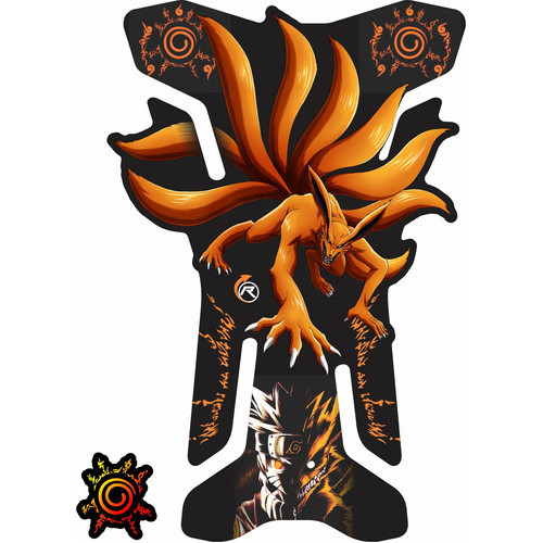 Protetor Tanque 9 Caudas Kurama Naruto 19 X 13 Cm Resinado