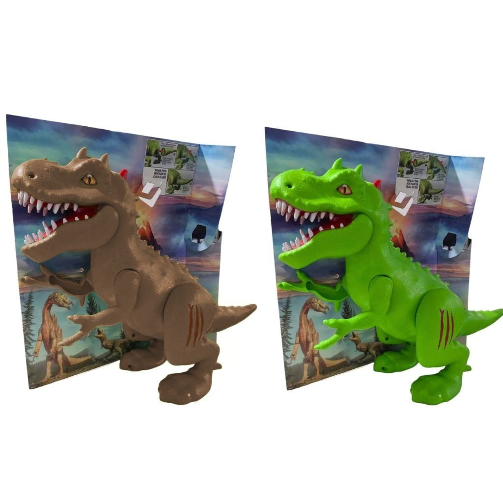 Boneco Articulado Dino Gigantossauro Rex 35cm - Brinquemix | Shopee Brasil