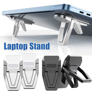 Suporte Para Notebook Dobrável De Metal-Resfriamento De Computador Ultra-Fino Telefone De Alta Qualidade Universal Invisível Auto-Adesivo Ajustável
