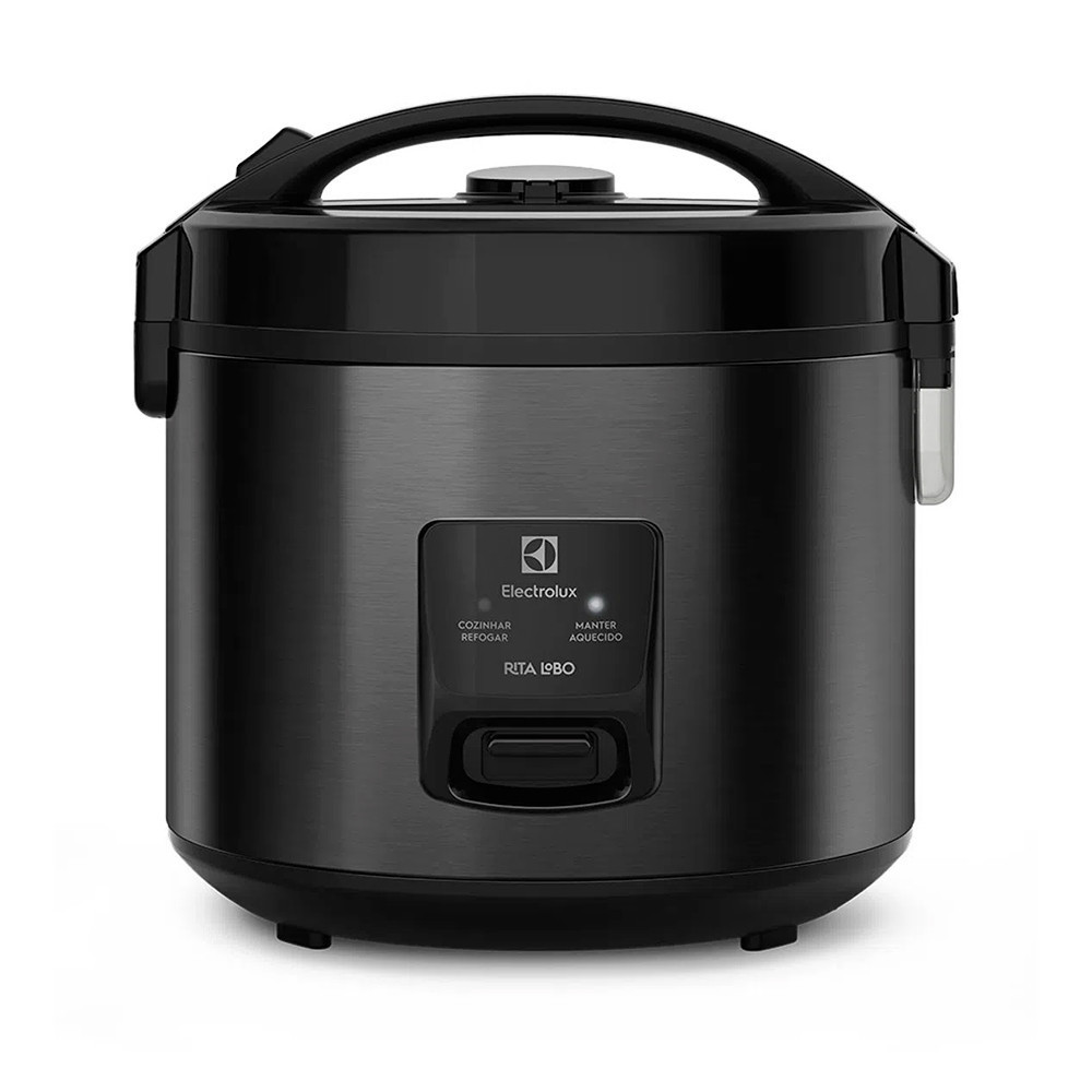 Panela de Arroz Elétrica Electrolux 3,5L Preta Efficient Visor Glass por Rita Lobo 220V – ERC30