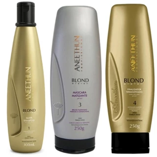 Aneethun Kit Silver Blond Mask (3 produtos)