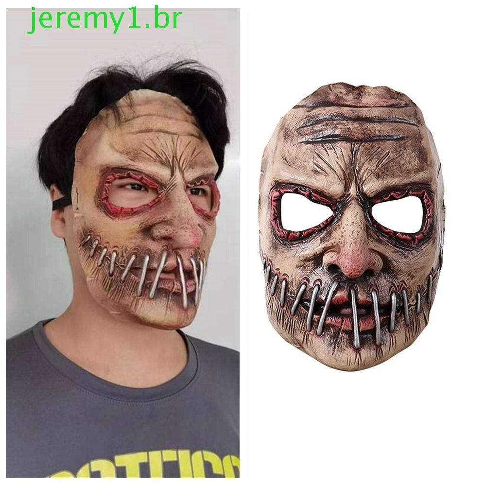Máscara de vampiro assustador de Halloween Máscara de rosto cheio