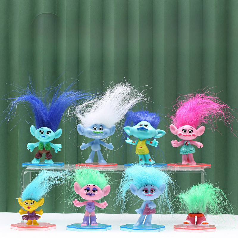Mattel Trolls Sparkle & Roll Set con i personaggi di Poppy, Branch e Guy Diamante con veicoli, per bambini da 3 a 8 anni, HNM37
