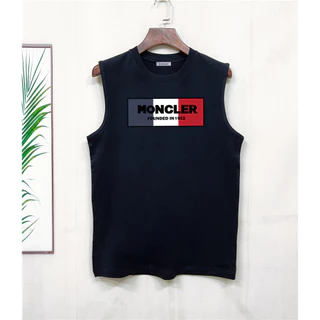 Camisa Com Colete Masculino Novo Spring/summer Estampa LOGO Colorida Bloqueada No Peito De Algodão Sem Mangas Para Homens