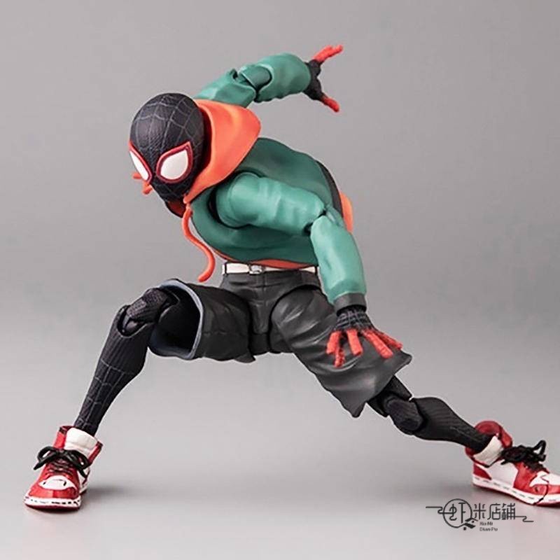 Sentinela Marvel Milhas de Ação Sv Morales Figura Homem-Aranha Modelo Em Verso Peter Estatueta Anime Brinquedos (XIAMI)