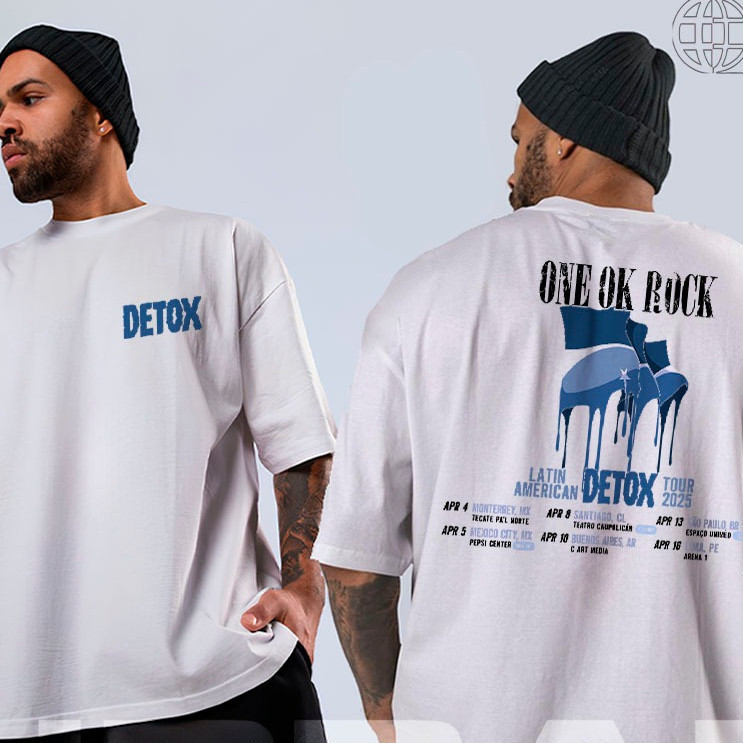 Camiseta One Ok Rock Latin American Detox tour Brasil All Unissex