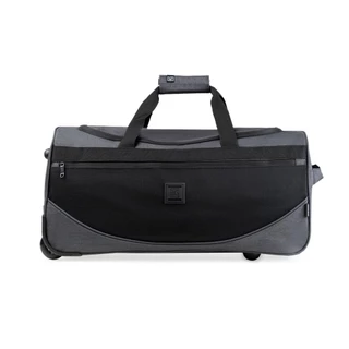 Bolsa de Viagem Masculina Grande Juvenil com Rodinhas BG Mesh Cinza