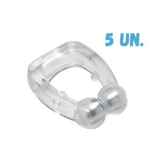 Kit com 2 ou 5 Dispositivos Anti Ronco - Clips Dilatadores Nasais Magnéticos para Melhorar o Sono e a Respiração em Oferta na Shopee