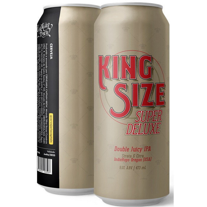 Cerveja Captain Brew - King Size | Shopee Brasil