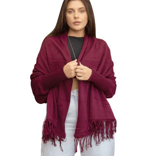 Casaco Tricô Blusa Suéter Inverno Quentinho Feminino Lindo
