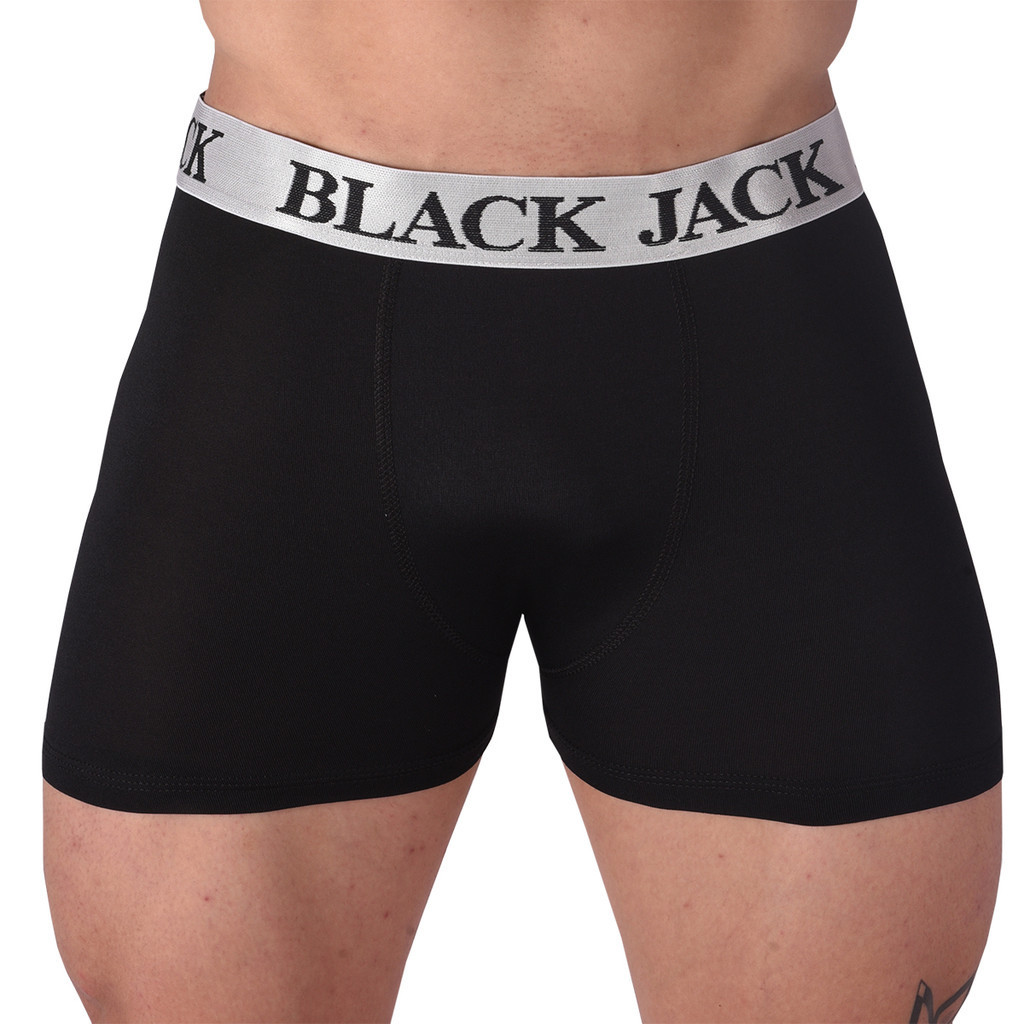 Kit 10 Cueca Boxer Box Masculino Microfibra Lisa Black Jack - Escorrega ...