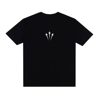 Camiseta Manga Curta Streetwear Basic Fio 30 Estampada Nocta Logo Camisa Oversized 100% Algodão