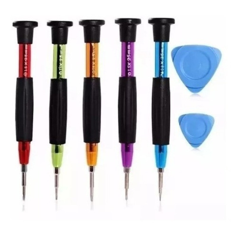Kit Chaves Ferramenta 7 Peças Abrir Celular iPhone Android | Shopee Brasil