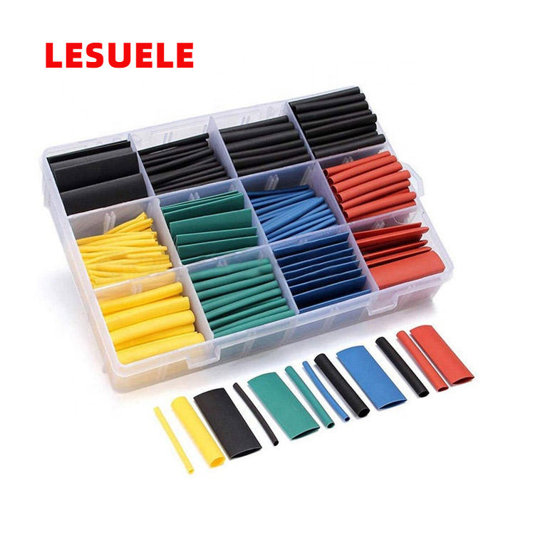 LESU 127/164/328/530/580/pcs Materiais De Isolamento De PE Kit De Tubos De Encolhimento Térmico