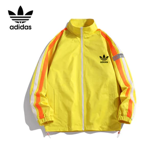 【 3 Colors 】 Clover Clássico Masculino De Três Listras Windbreakers Casacos De Corrida Esportiva De Secagem Rápida