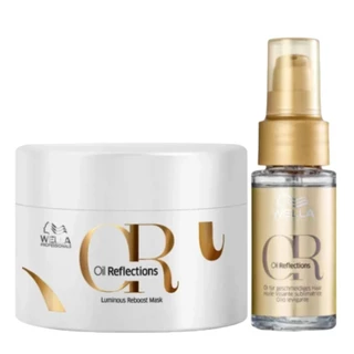 Kit Wella Máscara Oil Reflections 150ml + Oil Reflection 30ml