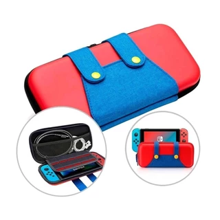 Case Estojo Bolsa Nintendo Switch Oled V1 V2 Mario 10 Cards