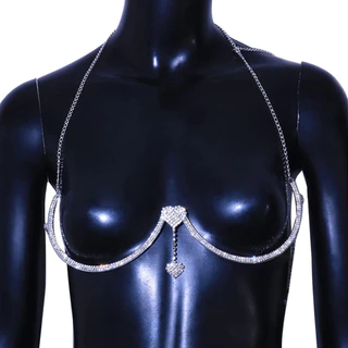 MODUS Corrente do Peito Elegante Metal Corrente Corporal Para Feminino Moda Têndencia XL516