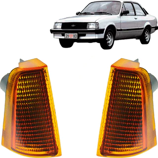 Par Pisca Chevette 83 a 93 Modelo Cibié Âmbar Le Ld