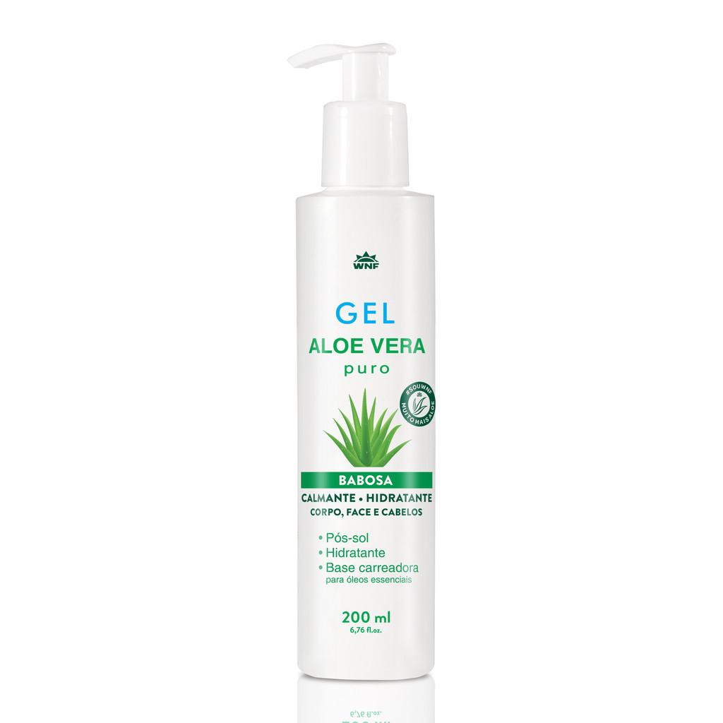 Gel De Aloe Vera Babosa 100% Puro Cabelos Pele Corpo Rosto | Shopee Brasil