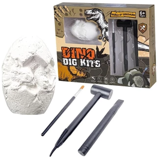 Kit Arqueologia Dinossauro Surpresa Escavacao Brinquedo Ovo Para Escavar Com Ferramentas - Bee Toys