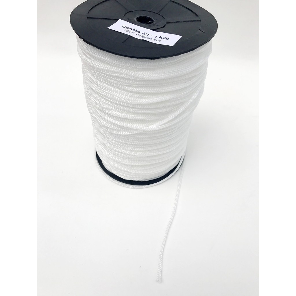 Cordão Para Banner Branco 500M PP-3/1 - Acabamento Comunicação Visual e Artesanatos
