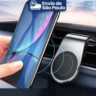 Suporte Automotivo Celular Magnético Imã 360° Carro Veicular porta-telefone celular de carro