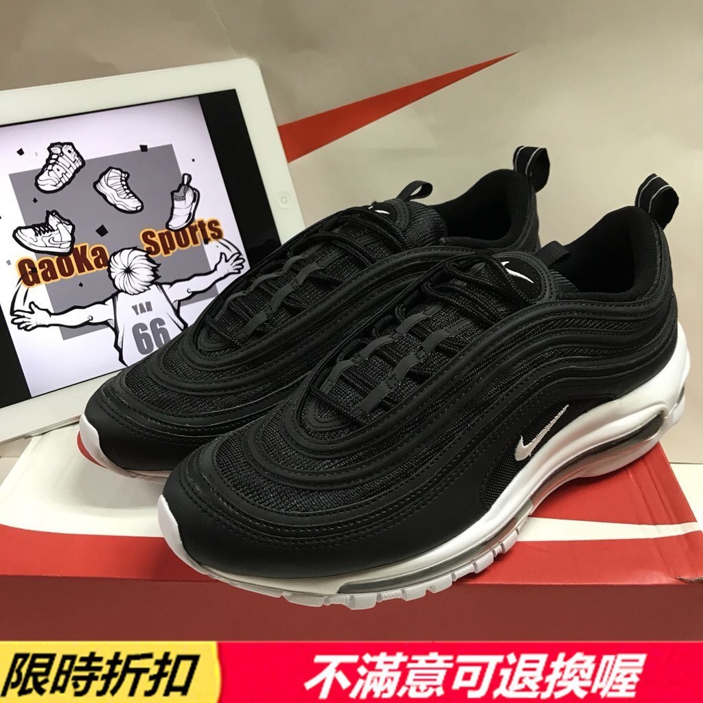 Air max 97 black with hot sale white stripe