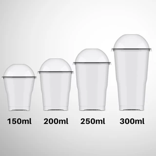 100un Copo Bolha+tp s/Furo Algodão doce, Açaí, capacidade a escolha 150ml, 200ml, 250ml ou 300ml