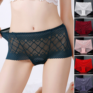Sexy See Through Underwear para Homens, Low Rise, Virilha Aberta