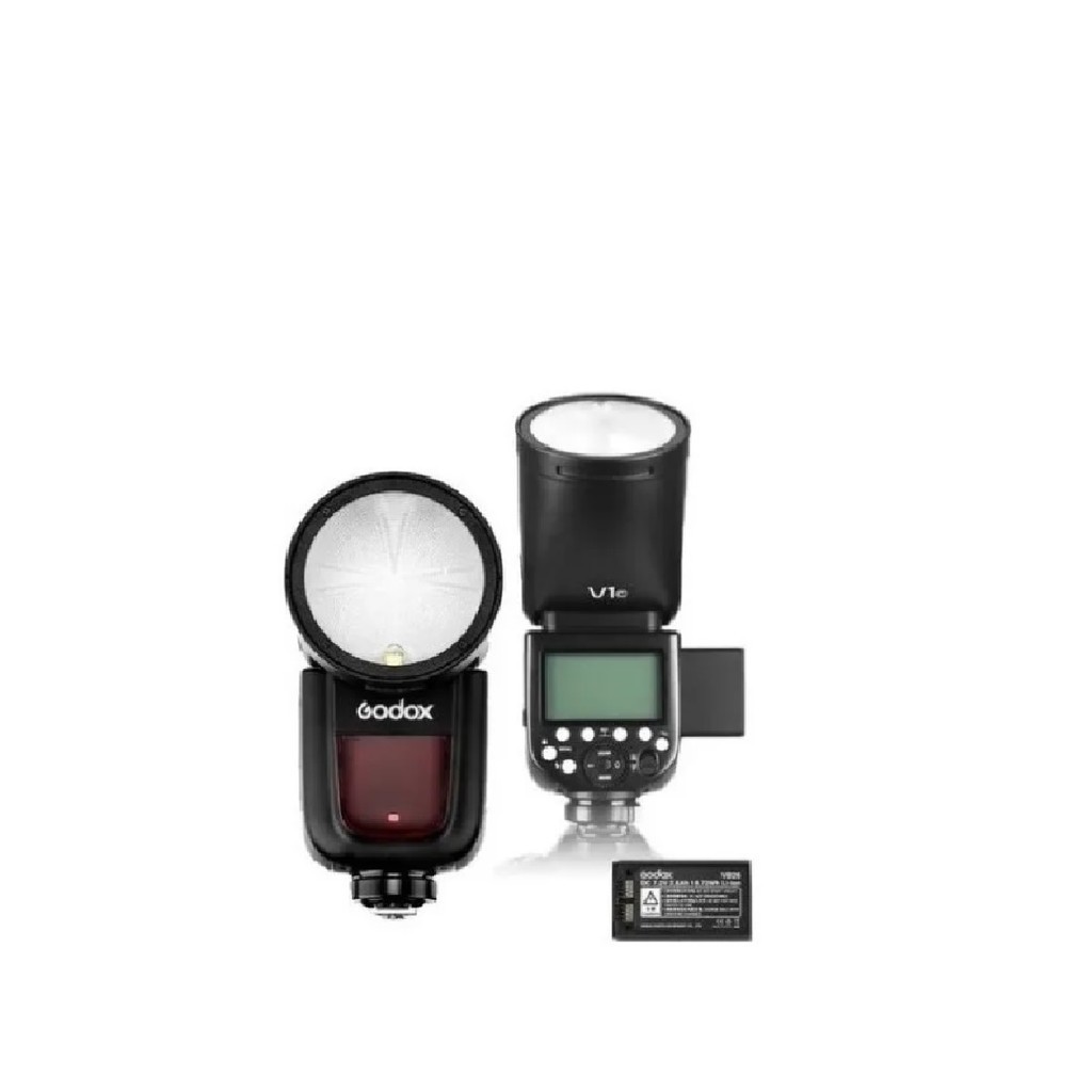 Flash Godox V1 Canon Ttl Speed Light Com Bateria Ttl/hss | Shopee Brasil