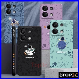 Capinha Redmi note 13/note13 Pro 5G note12 12S/11s/11/5G Ilustração Do Astronauta Planeta Cartoon TKA