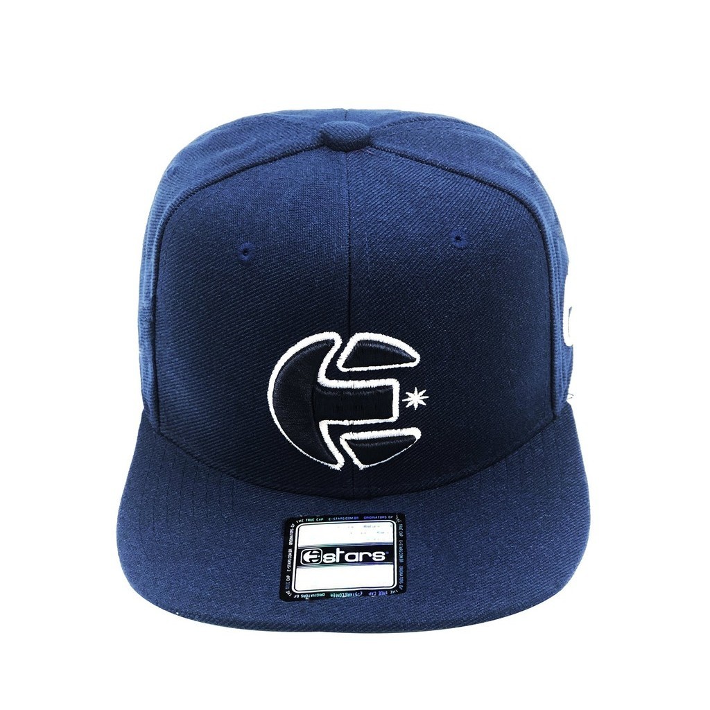Boné E-STARS Original Aba Reta Marinho | Shopee Brasil