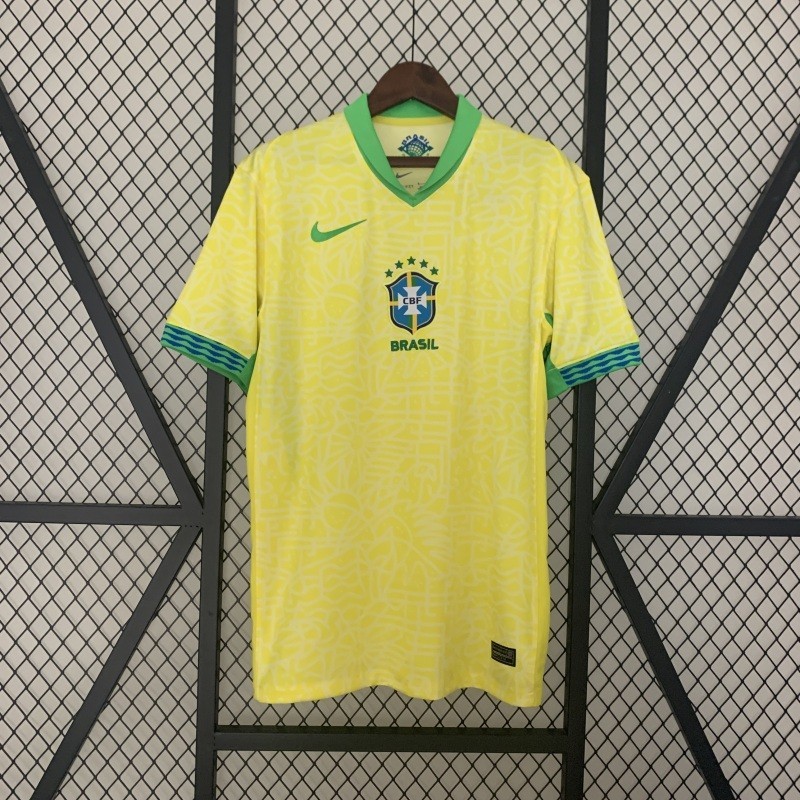 2024-2025 Brasil Versão S-4XL Para Torcedores De Futebol Em Casa