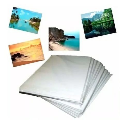 Papel Fotográfico Glossy Brilhante Foto 180g 20 folhas Resistente a ...