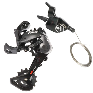 Kit Câmbio Traseiro + Alavanca Absolute Wild 2 12v 1x12v PARA K7 11/50 ou 11/52