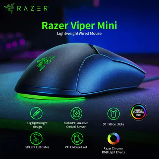 Razer Viper Mini Rato Leve Com Fio 8500DPI Sensor Óptico Chroma RGB Miice Do De Jogo