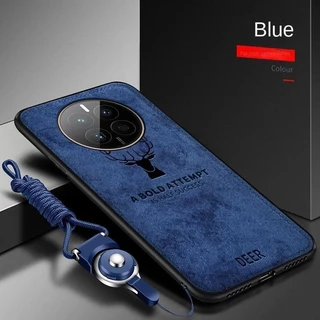 Para OPPO Realme 12 Pro Plus 12X 13 12 + 5G Capa De Silicone Macio + Tecido Rígido Deer Slim Protect Traseira 14 13 11 T