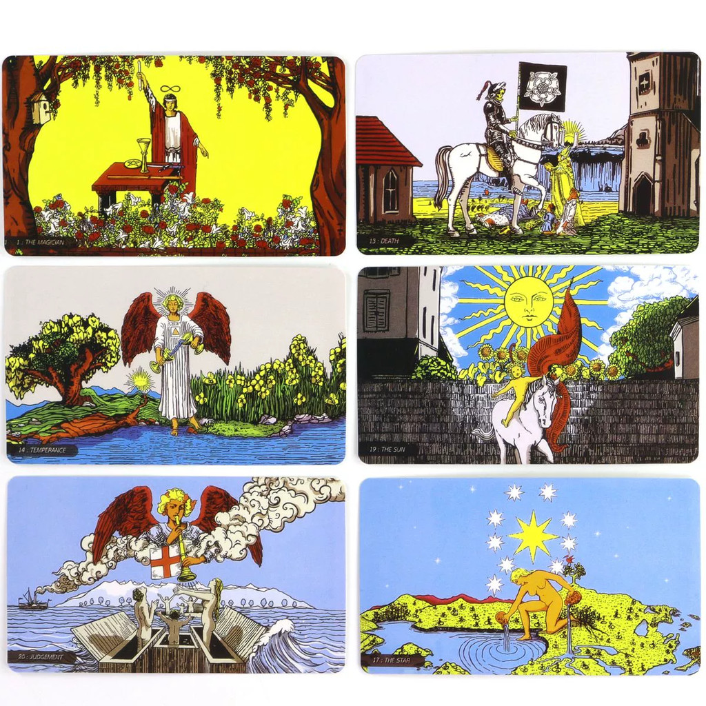 RWS Panorama Board Game 78PCS Tarot Cards Included Wide Angle Lens