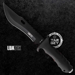 FACA TÁTICA MILITAR AÇO COM BAINHA RÍGIDA IDEAL PARA CAÇA PESCA CAMPING SELVA SOBREVIVÊNCIA CHURRASCO TIPO RAMBO AFIADA SLK A70