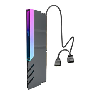 Dissipador de Calor Memoria Ram Led Infinito Argb 5v 3 Pinos