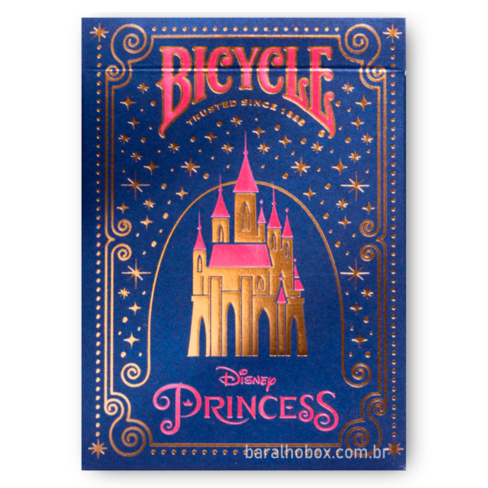 Baralho Bicycle Disney Princesas Azul