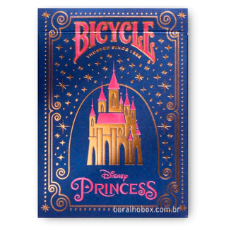 Baralho Bicycle Disney Princesas Azul