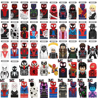 Marvel Superhero Building Blocks Figuras De Blocos De Construção Homem-Aranha Venom Toy Minifigures