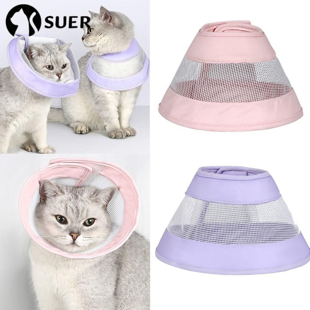 SUEBR Cone De PVC Para Animais De Estimação Respirável Parar De ...