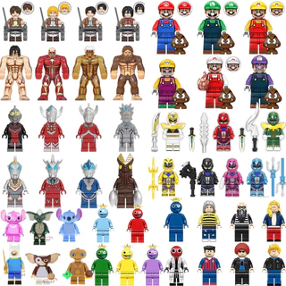 Brinquedos Educativos Para Crianças Rainbow friends minifigures Modelo Brinquedo